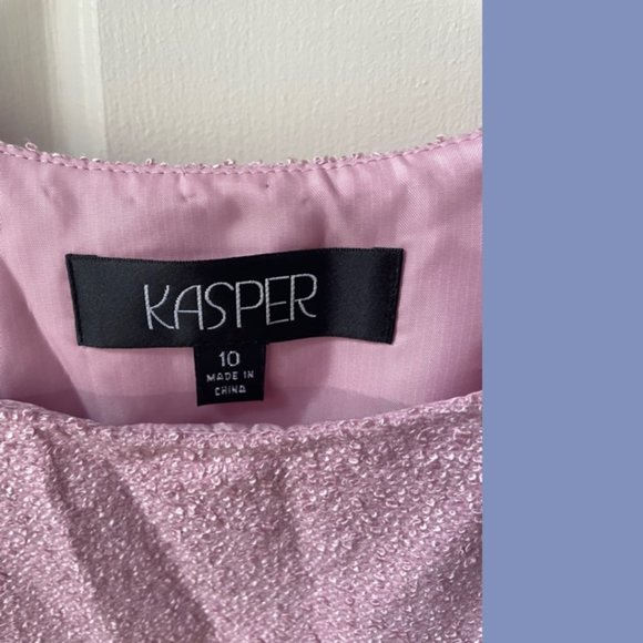 Kasper Powder Pink Boucle 3-Piece Suit - Picture 10 of 15